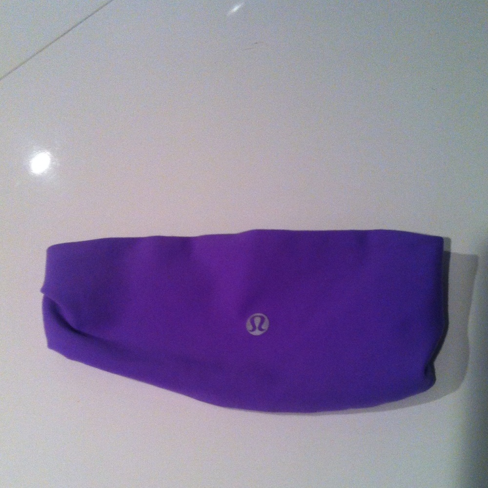 Purple lululemon headband